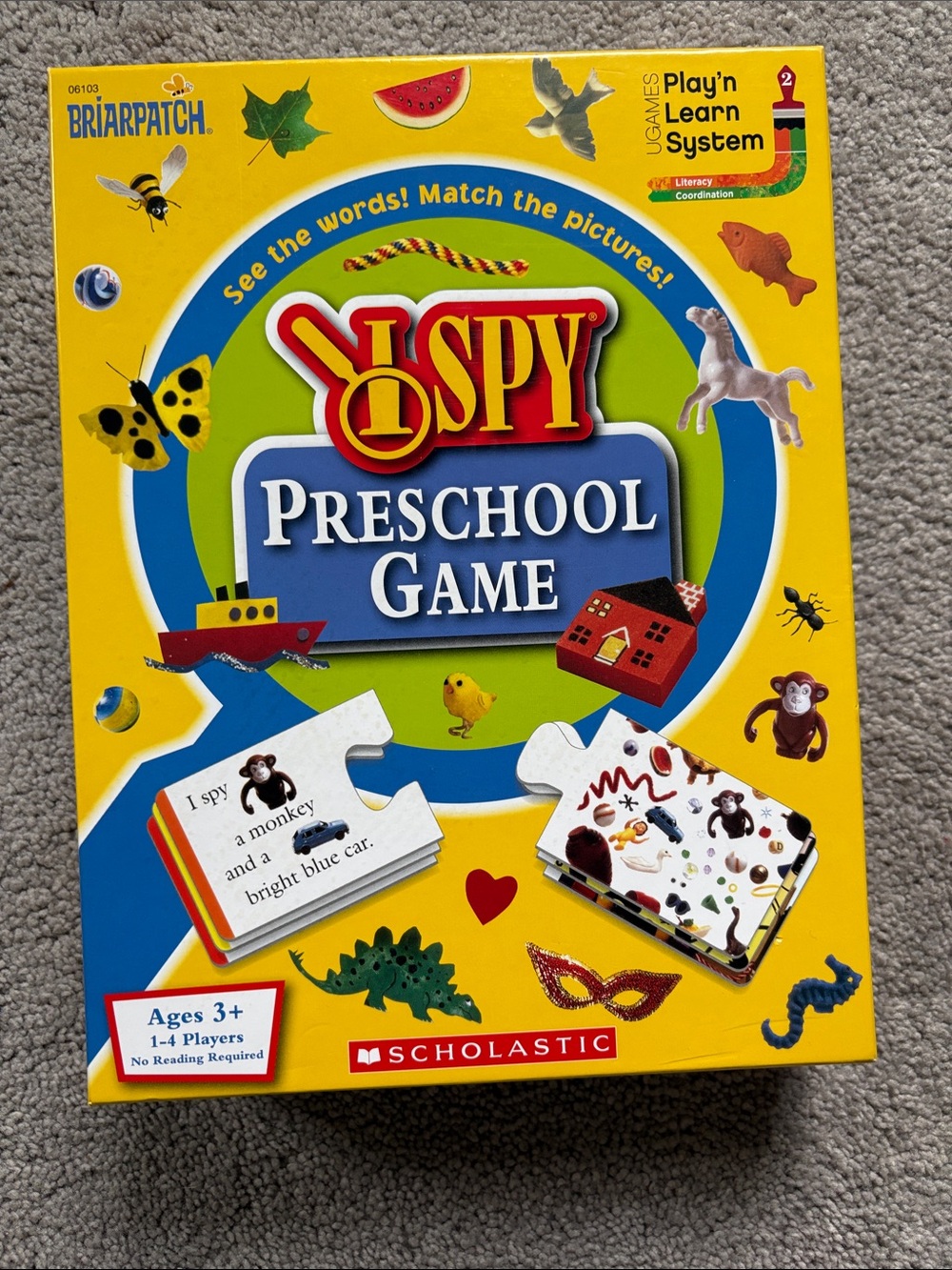 Scholastic I SPY Preschool Game - Yellow Blue Green Red